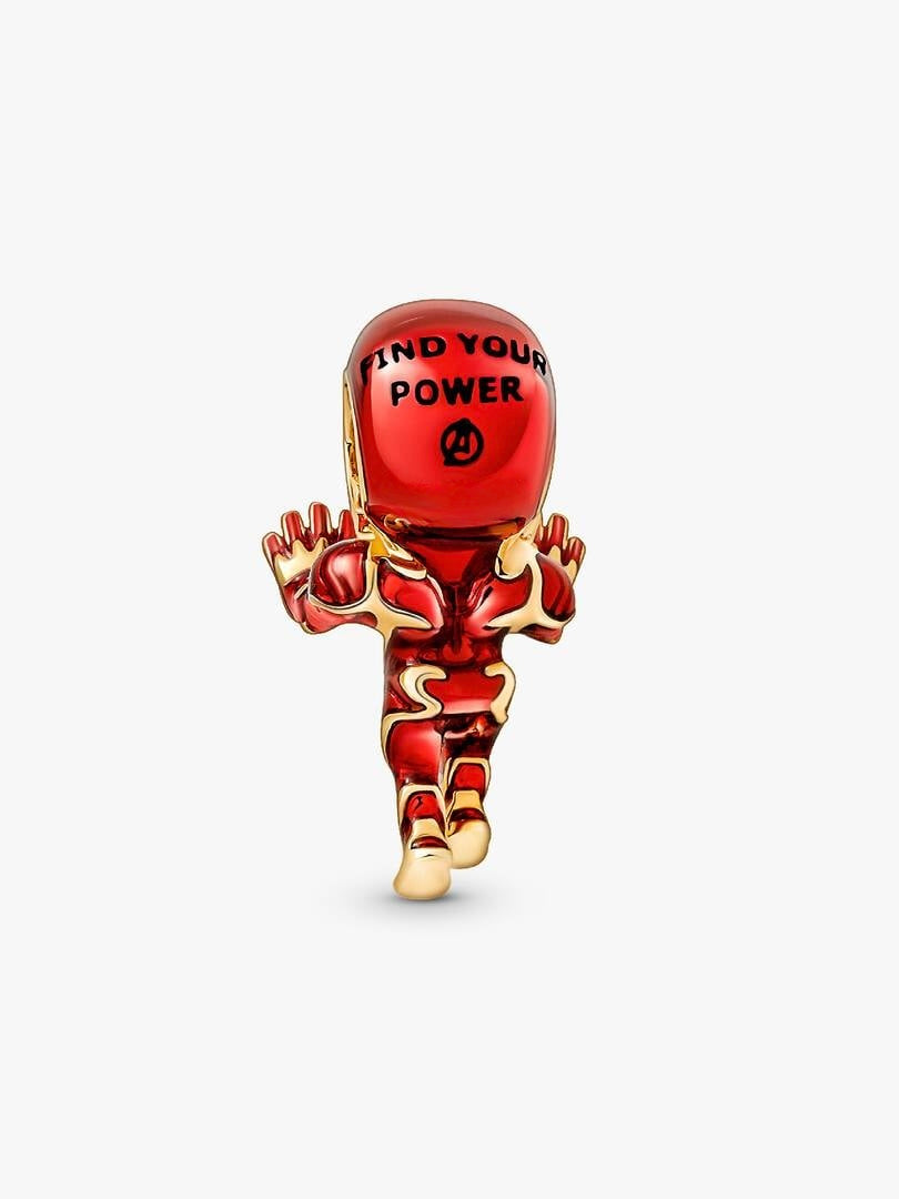 Marvel The Avengers Iron Man Charm S925 Sterling Silver