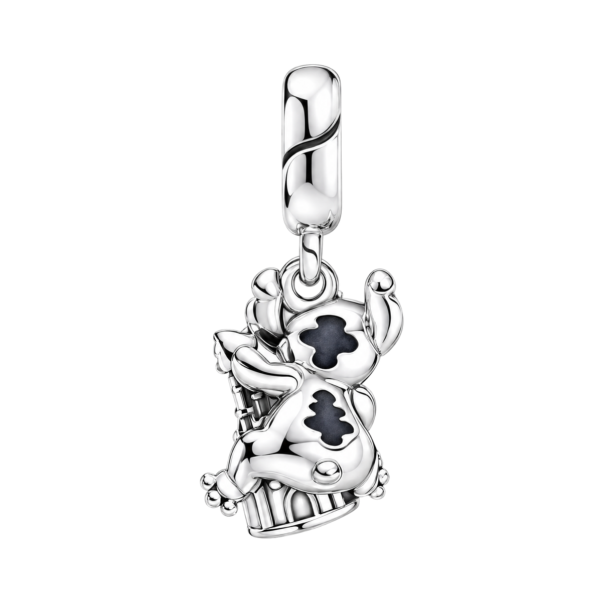 Disney Lilo & Stitch Castle Dangle Charm S925 Sterling Silver