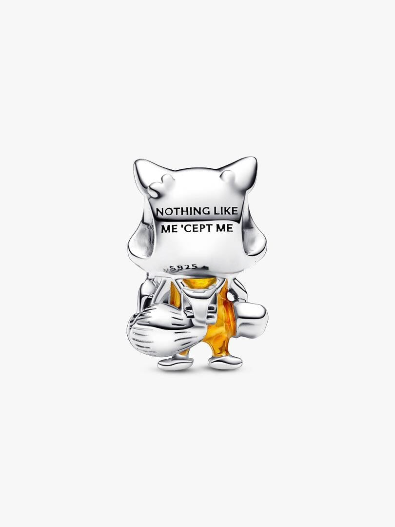 Marvel Guardians of the Galaxy Rocket Raccoon Charm S925 Sterling Silver