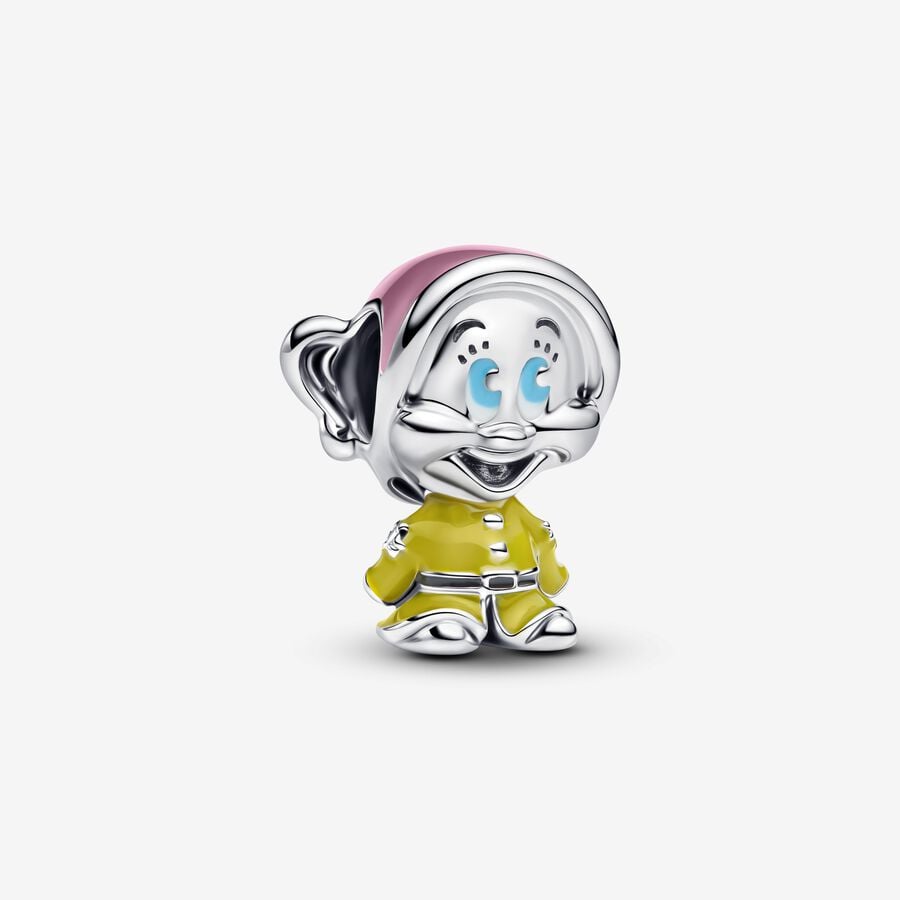 Snow White Dopey Charm Hallmarked S925 Sterling Silver
