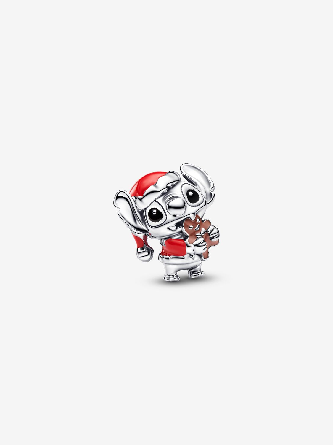 Disney Stitch Holiday Charm Sterling Silver Charm — Gift for Her | Pandora Compatible Charm Bracelet