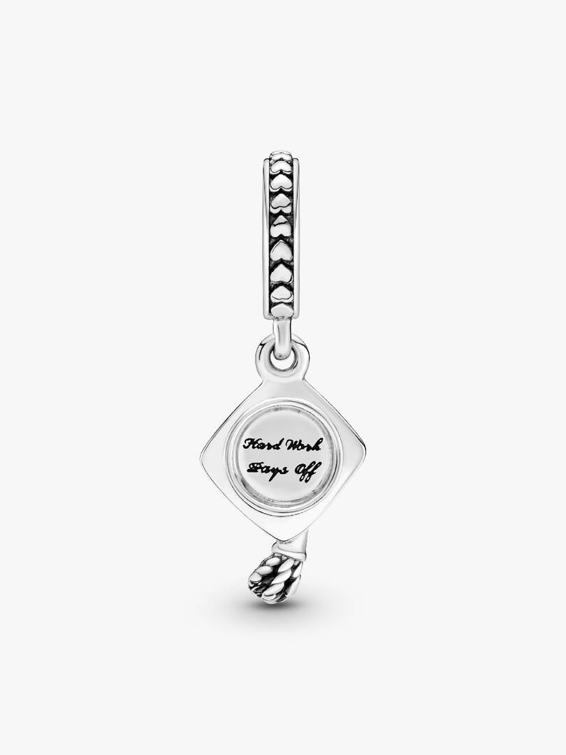 Graduation Cap Charm S925 Sterling Silver
