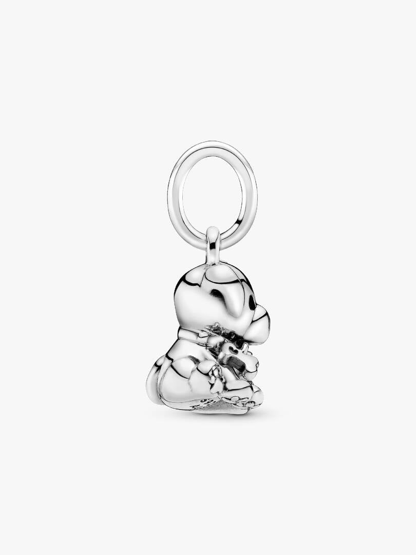 Labrador Puppy Dog Dangle Charm Hallmarked S925 Sterling Silver
