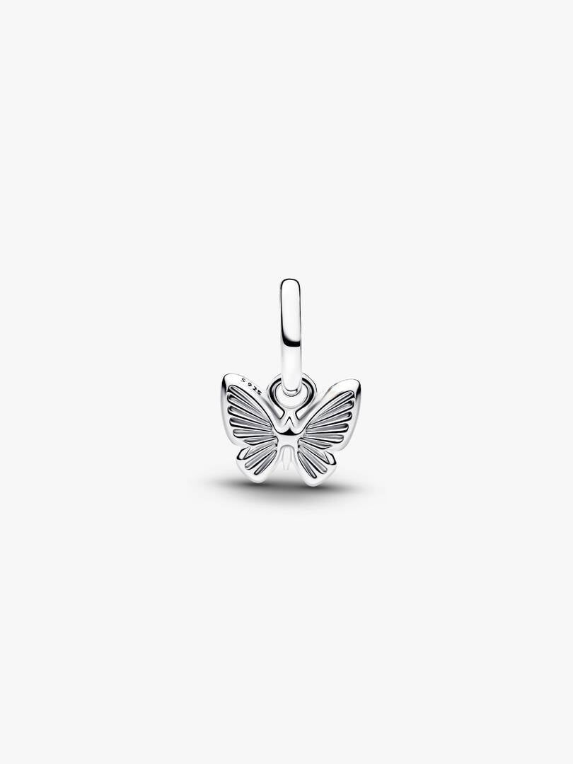 Butterfly Mini Dangle Charm Sterling Silver S925 Hallmarked Bracelet Charm | Gift for Her