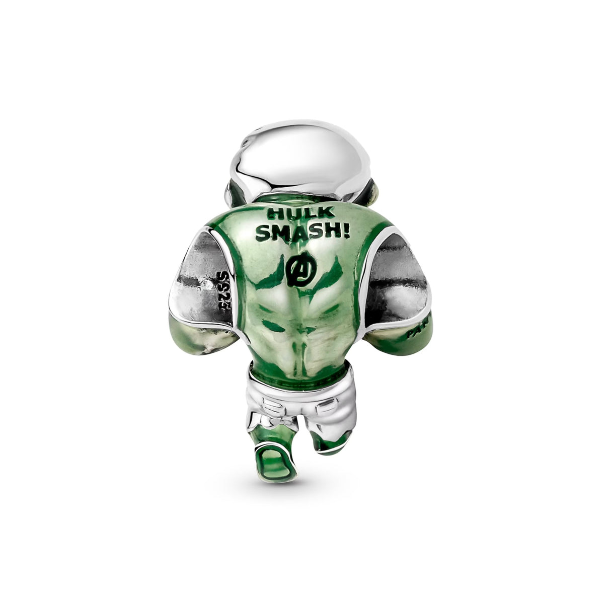 Marvel The Avengers Hulk Charm S925 Sterling Silver