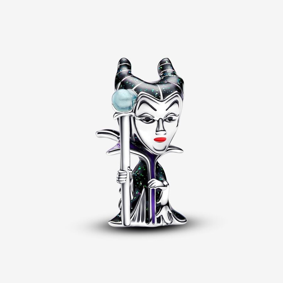 Villains Maleficent Charm Hallmarked S925 Sterling Silver