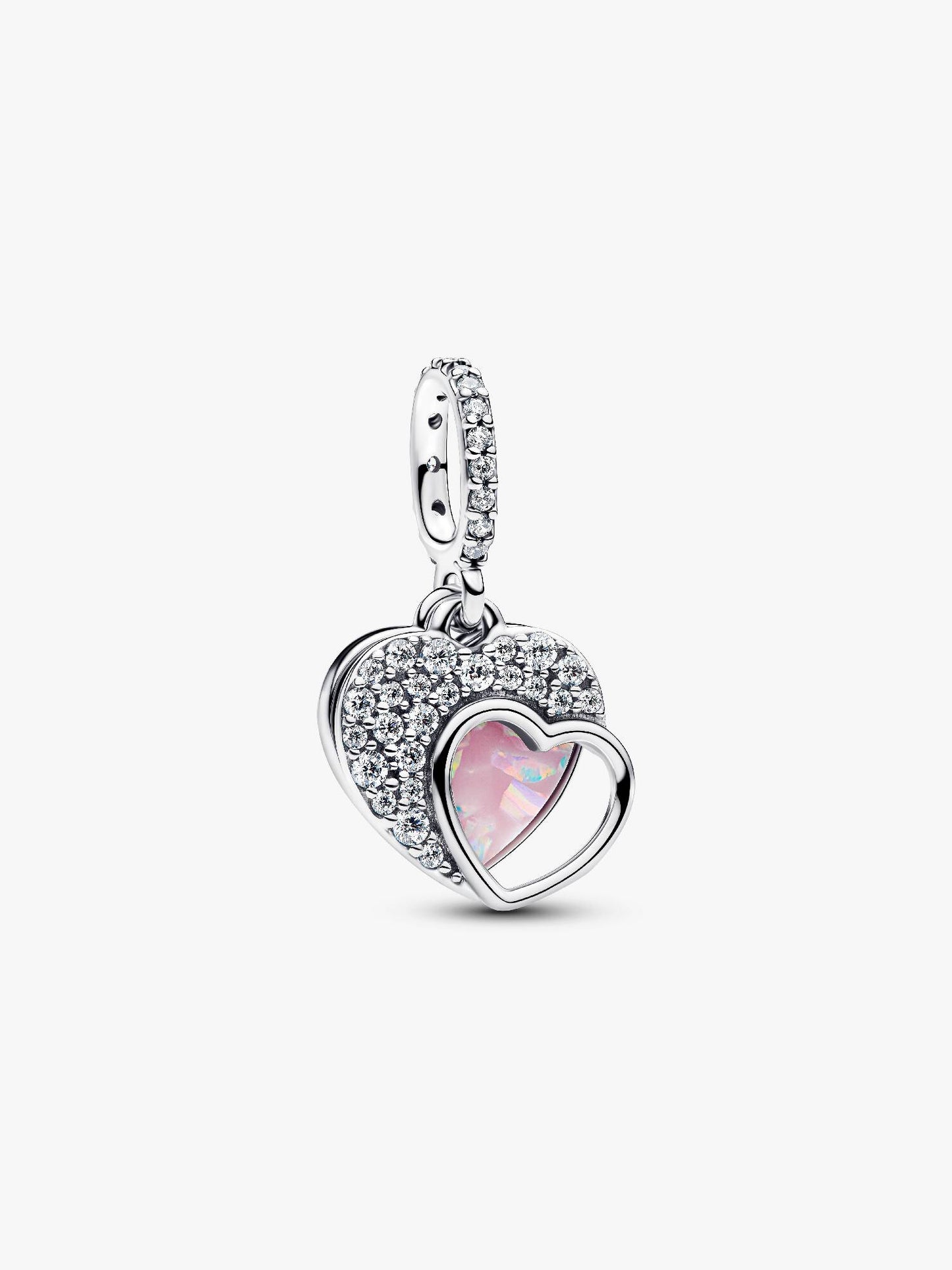 Beautiful Mother Double Dangle Charm Sterling Silver S925 Hallmarked Bracelet Charm | Gift for Her