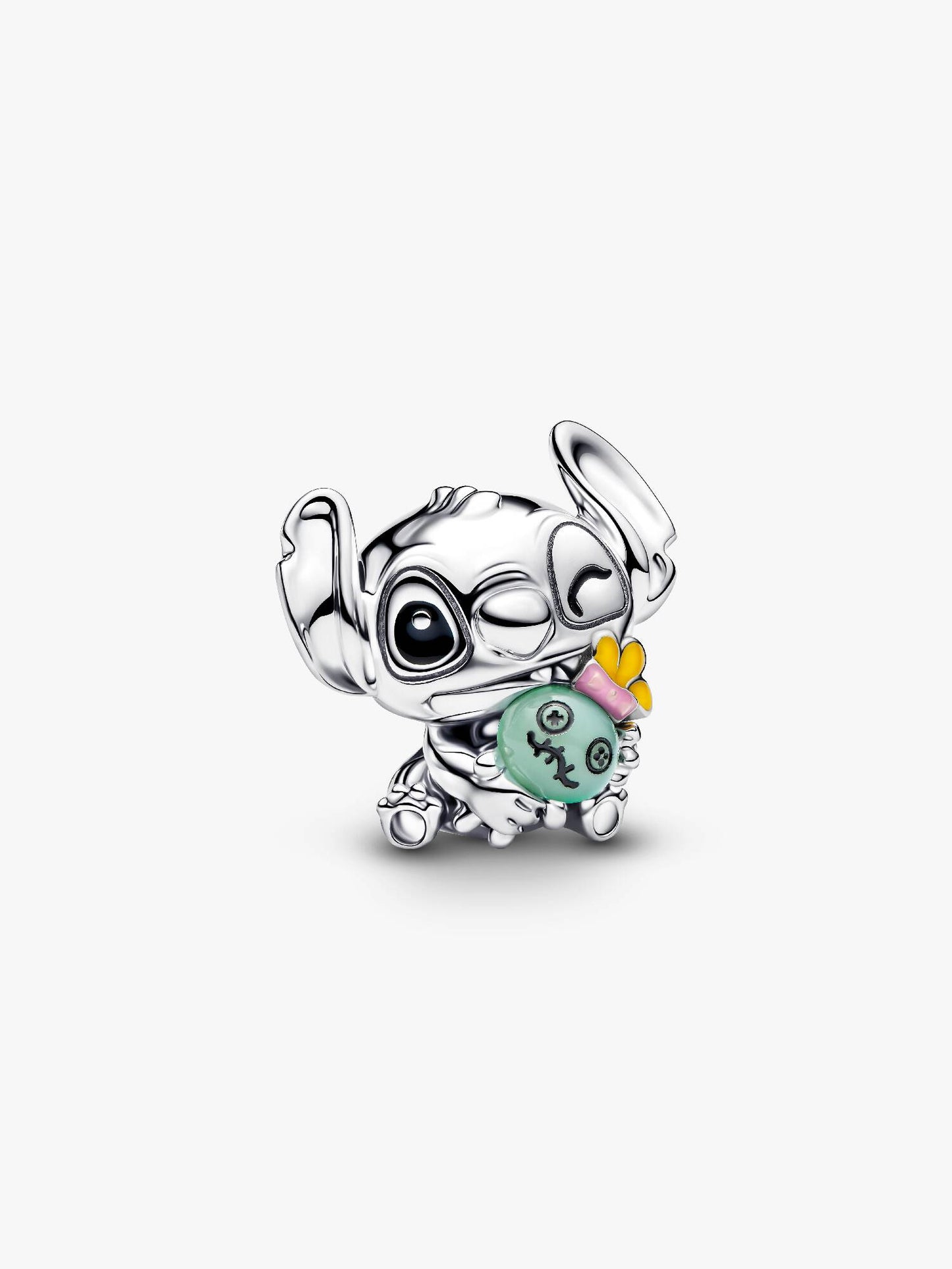 Disney Stitch & Scrump Charm Sterling Silver S925 — Gift for Her | Pandora Compatible Bracelet Charm