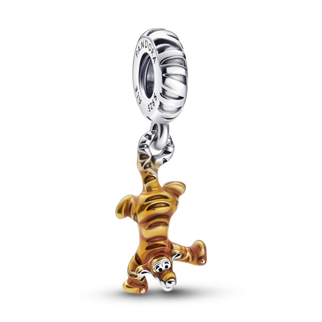 Winnie the Pooh Tigger Dangle Charm Hallmarked S925 Sterling Silver