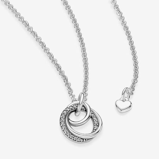 Family Always Encircled pendant necklace S925 Sterling Silver
