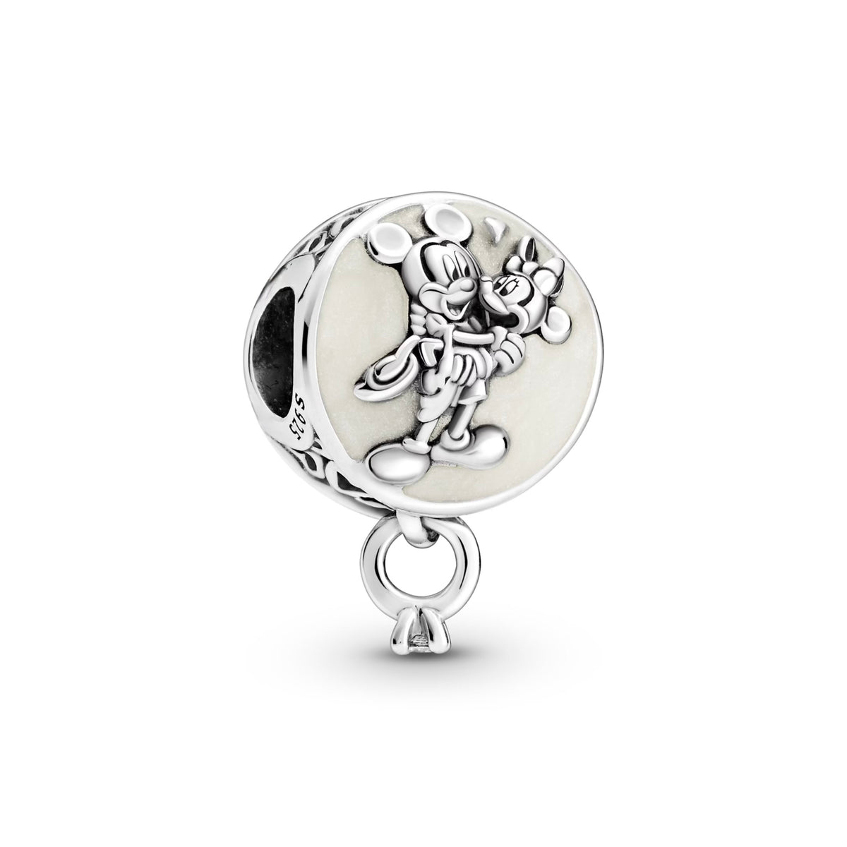 Disney Mickey Mouse and Minnie Mouse Eternal Love Charm S925 Sterling Silver