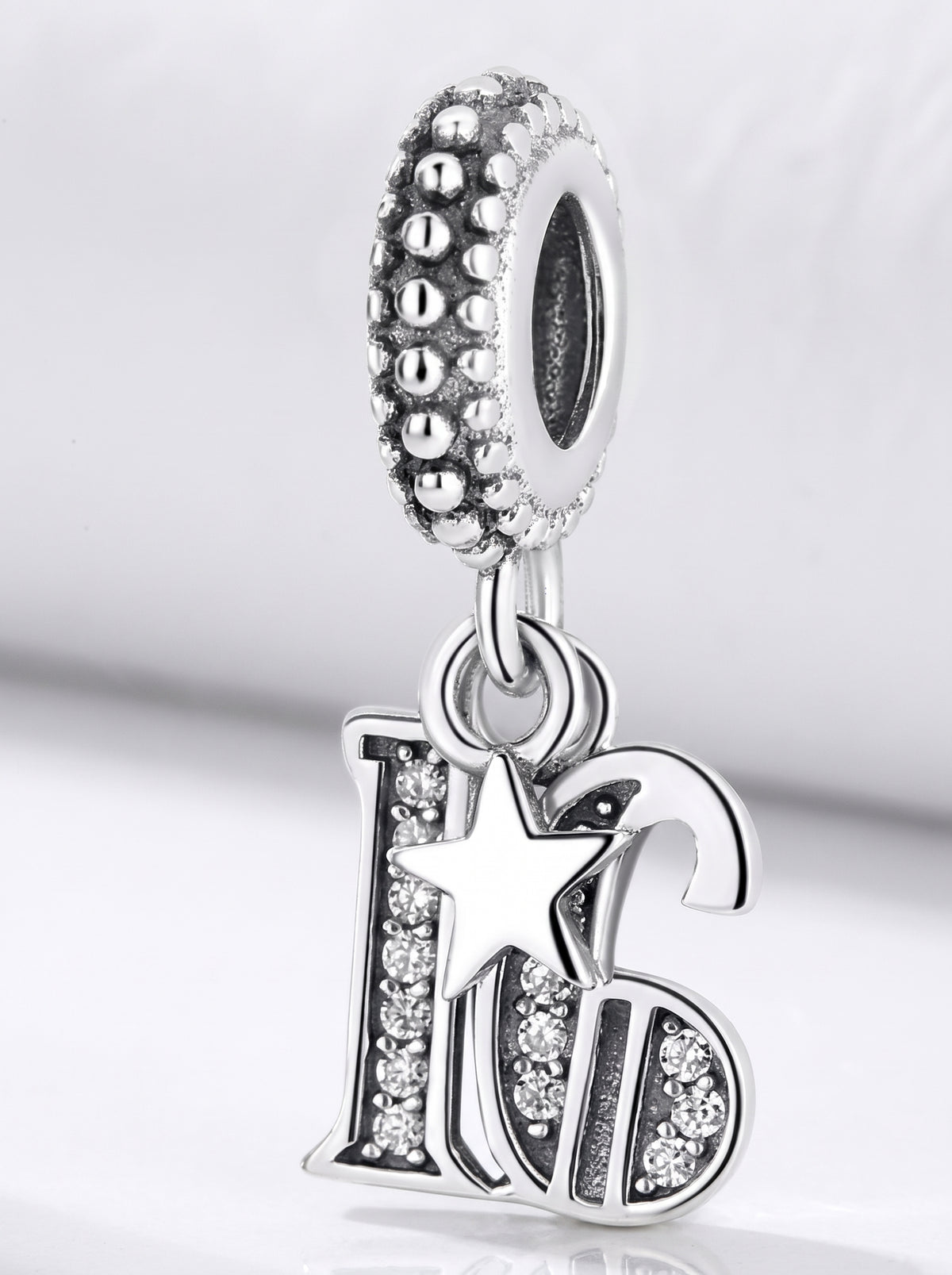 Birthday Number (13th,15th,16th,18th,21st,30th,40th,50th,60th,70th) Dangle Charm Collection | S925 Bracelet Charm