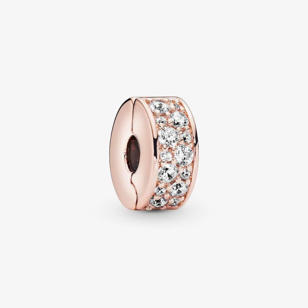 Round Clip Stopper Sterling Silver Safety Chain Charm Collection | Bracelet Security Jewellery | S925 Hallmarked Bracelet Charm