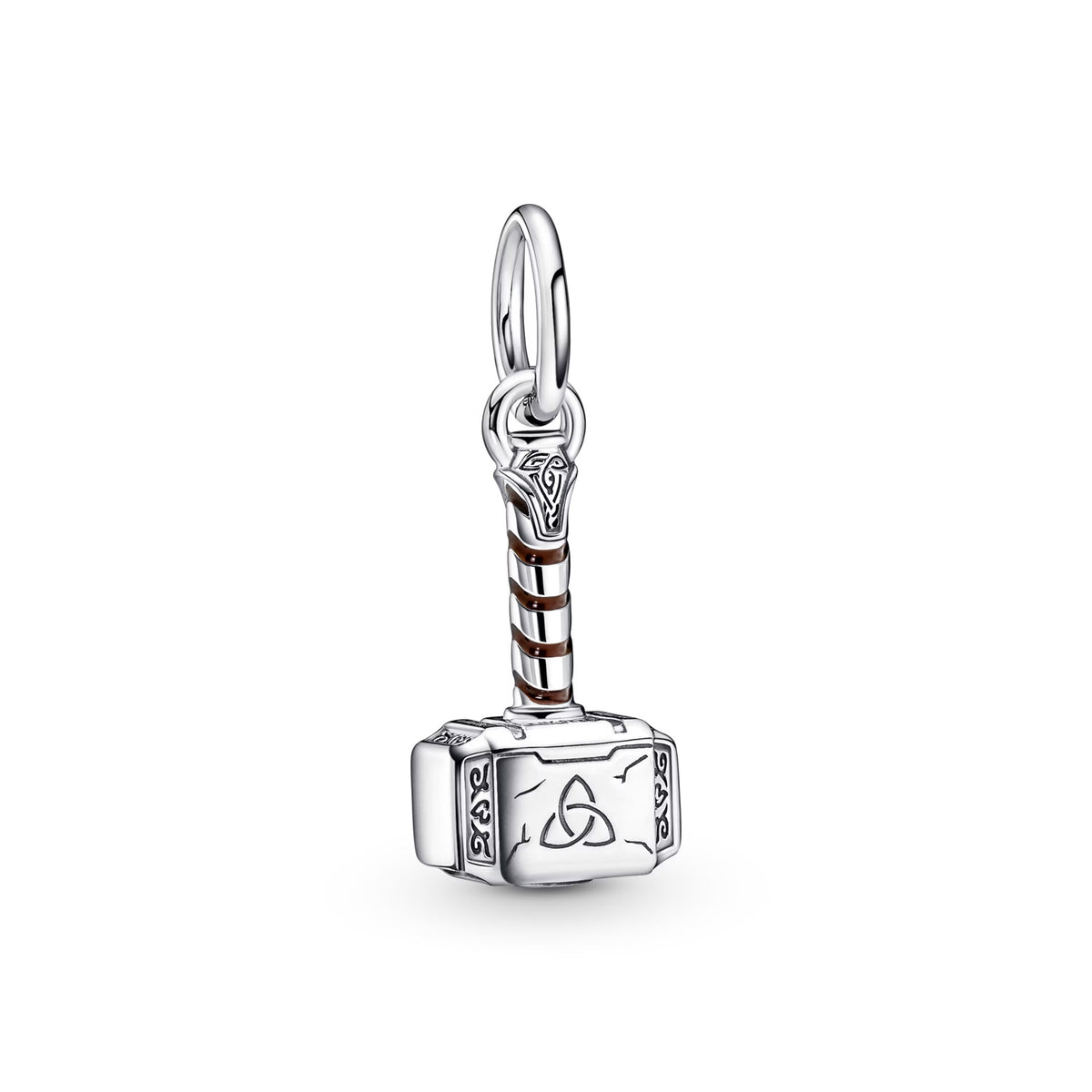Marvel The Avengers Thor’s Hammer Dangle Charm S925 Sterling Silver