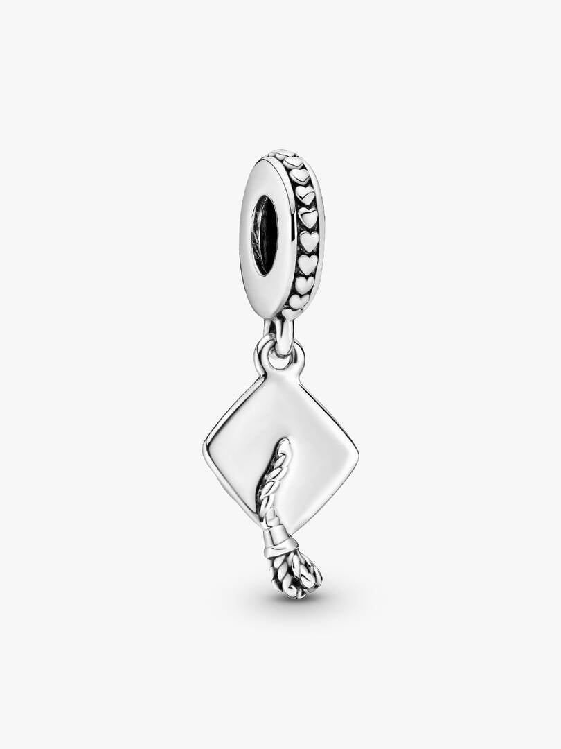 Graduation Cap Charm S925 Sterling Silver