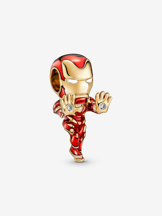 Marvel The Avengers Iron Man Charm Hallmarked S925 Sterling Silver
