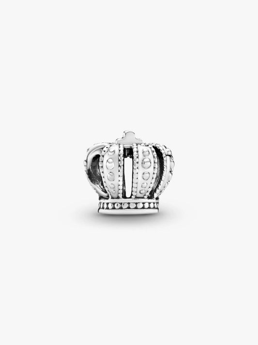Regal Crown Hallmarked S925 Sterling Silver Charm — Royal Gift for Her | Pandora Compatible Charm Bracelet