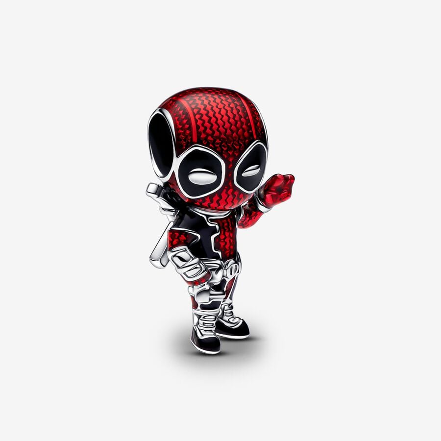 Deadpool Charm Hallmarked S925 Sterling Silver