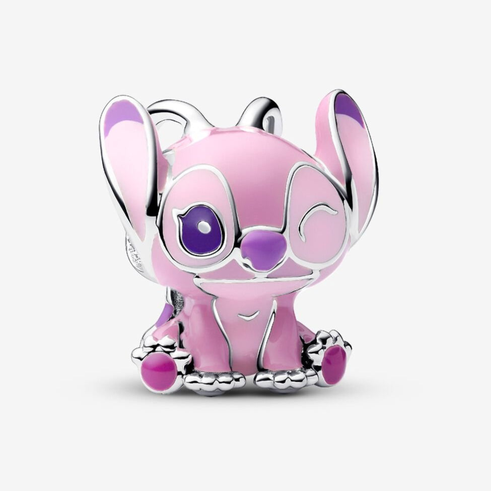 Lilo & Stitch Angel Charm Hallmarked S925 Sterling Silver