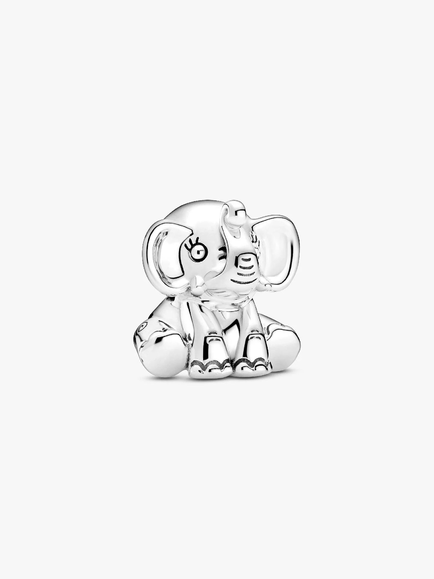 Elephant Sterling Silver Charm — Cute Animal Gift for Her | Pandora Compatible Charm Bracelet