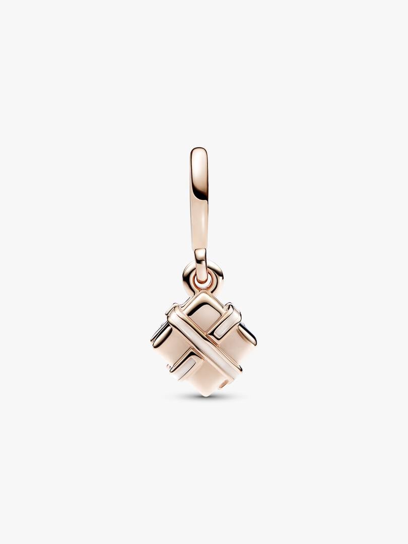 Openable Birthday Gift Dangle Charm S925 Sterling Silver