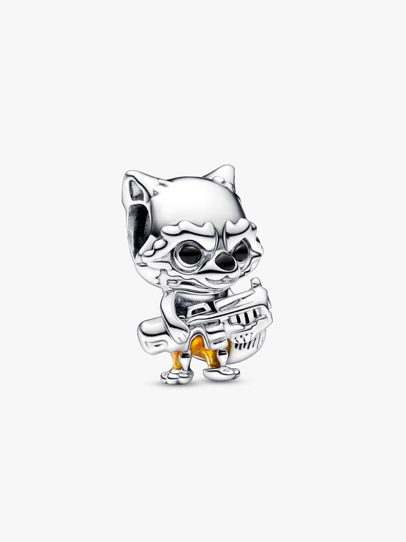Marvel Guardians of the Galaxy Rocket Raccoon Charm S925 Sterling Silver
