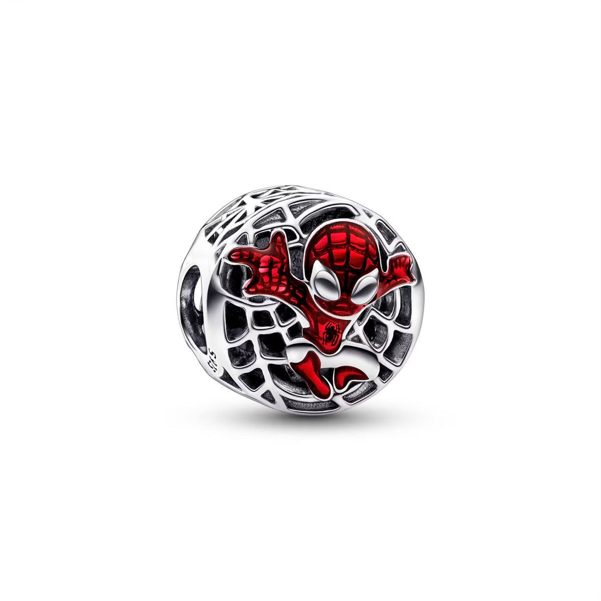Marvel Spider-Man Soaring City Charm S925 Sterling Silver
