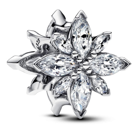 Sparkling North Star Charm Hallmarked S925 Sterling Silver