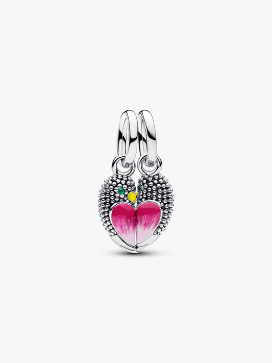 Love Birds Splittable Dangle Charm Sterling Silver S925 Hallmarked Bracelet Charm | Gift for Her
