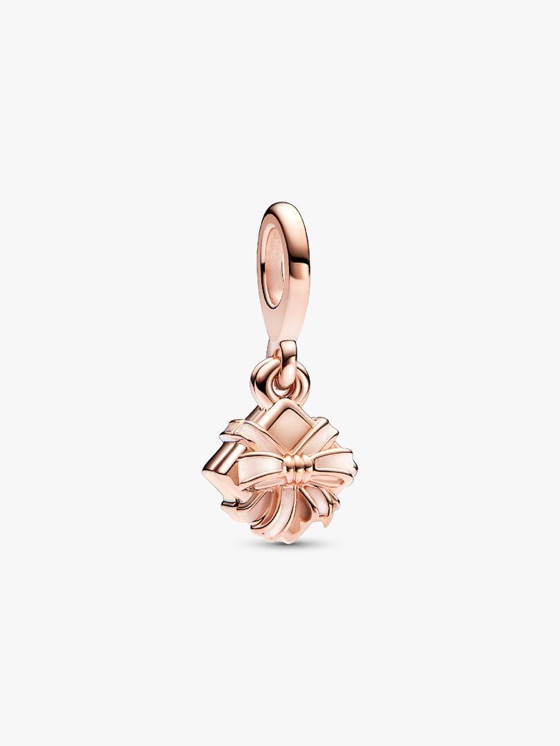 Openable Birthday Gift Dangle Charm S925 Sterling Silver