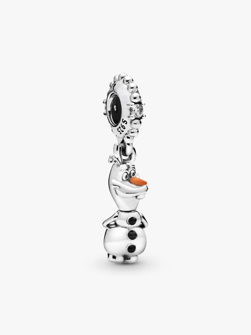 Disney Frozen Olaf Dangle Charm S925 Sterling Silver