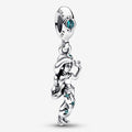 Aladdin Princess Jasmine Dangle Charm Hallmarked S925 Sterling Silver