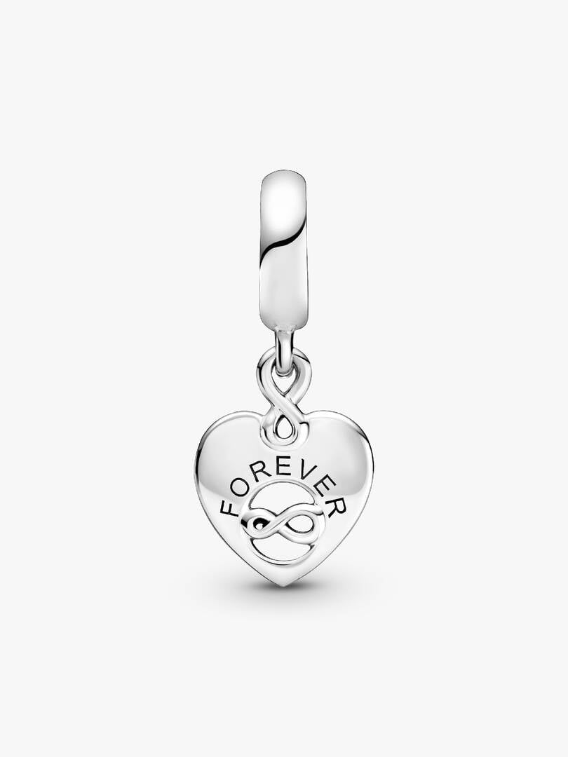 Friends Forever Dangle Charm S925 Hallmarked Sterling Silver Charm