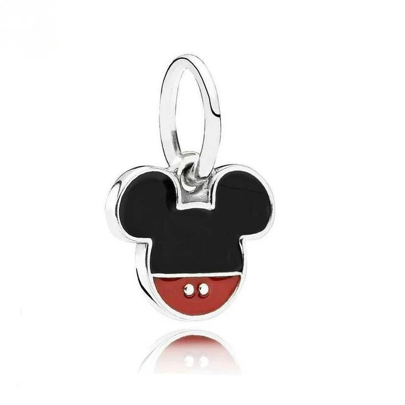 Disney Mickey Icon Dangle Charm S925 Sterling Silver