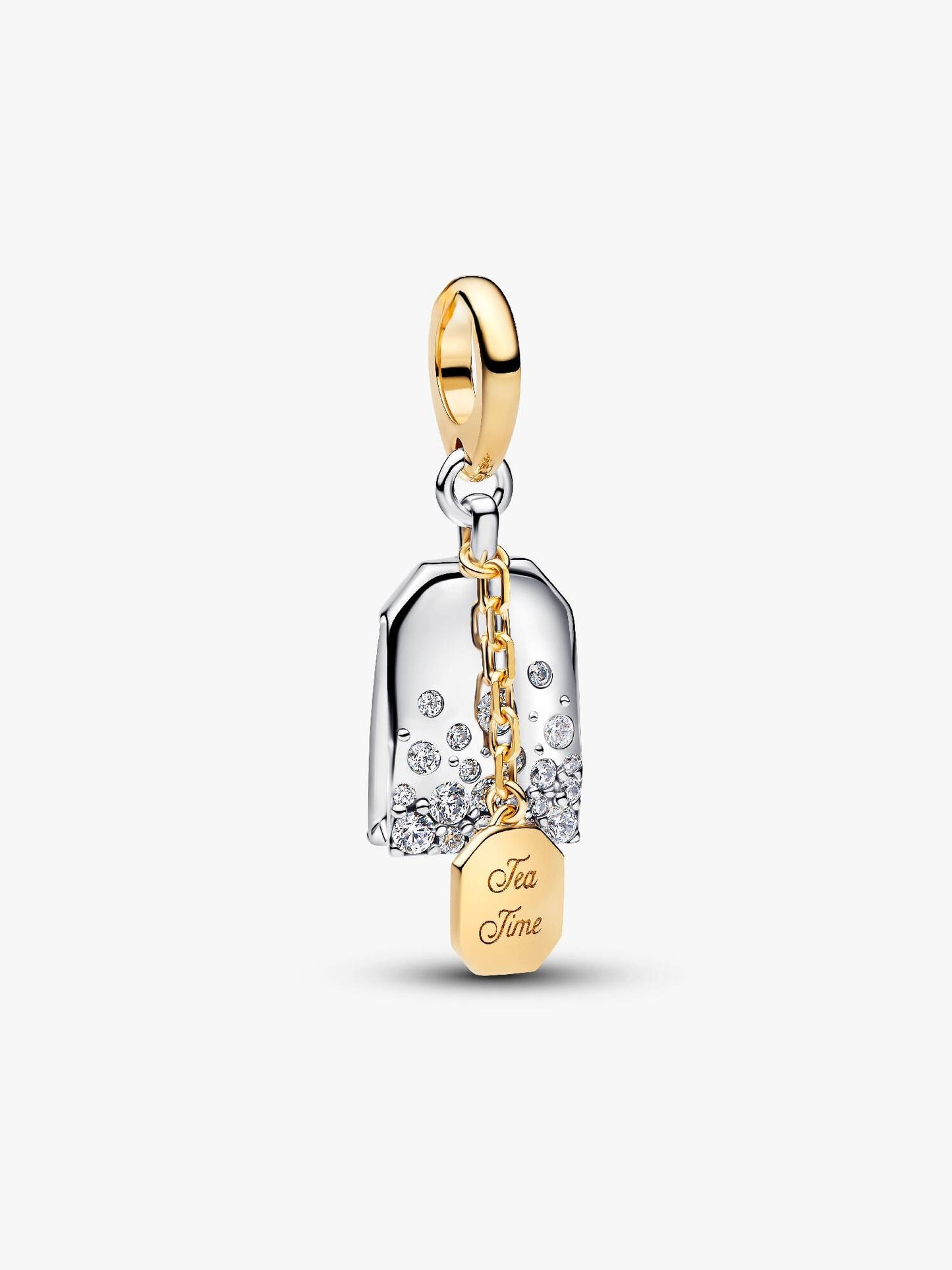 Bridgerton tea bag dangle charm Sterling Silver S925 Hallmarked Bracelet Charm | Gift for Her