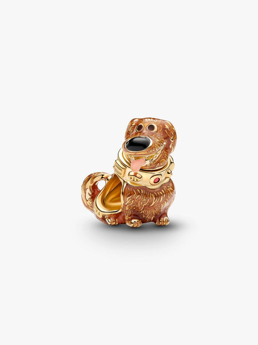 Disney Pixar Up Dug character Charm Sterling Silver S925 Hallmarked Bracelet Charm | Gift for Her