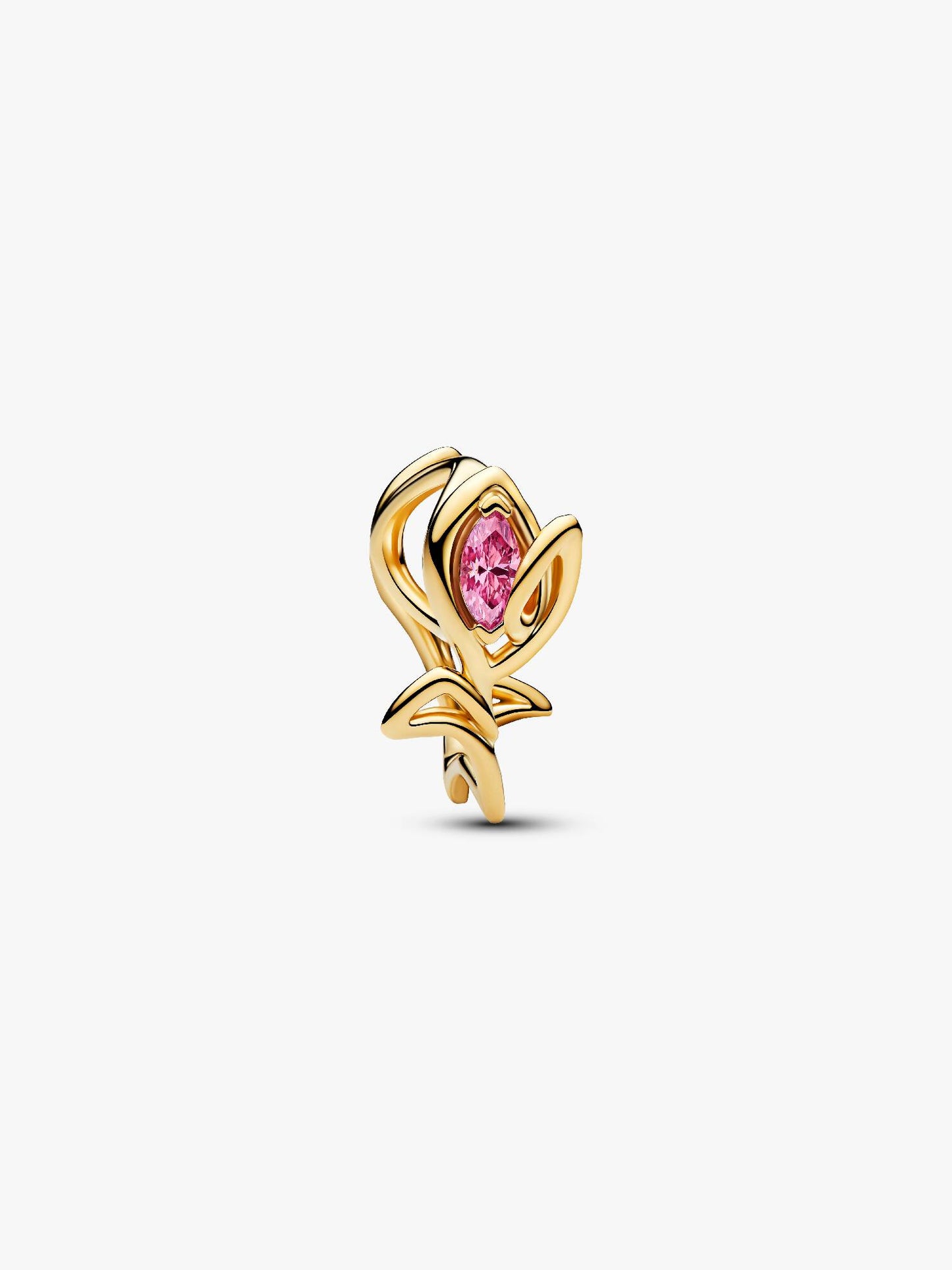 Tulip Openwork Charm Sterling Silver S925 Hallmarked Bracelet Charm | Gift for Her
