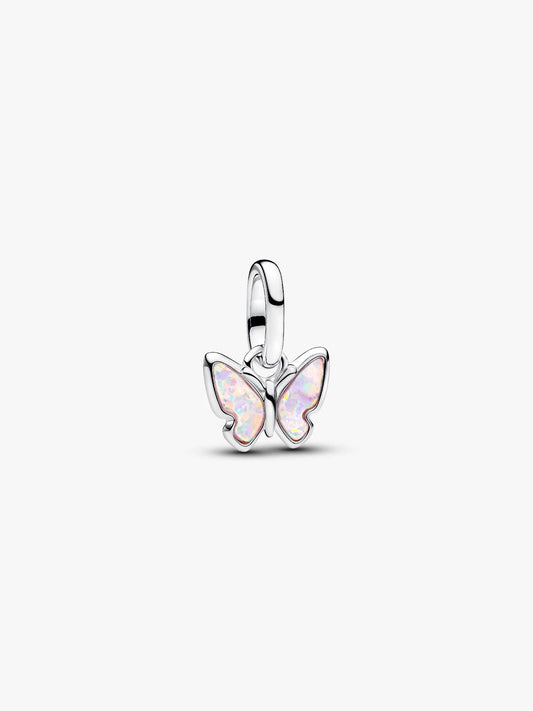 Butterfly Mini Dangle Charm Sterling Silver S925 Hallmarked Bracelet Charm | Gift for Her