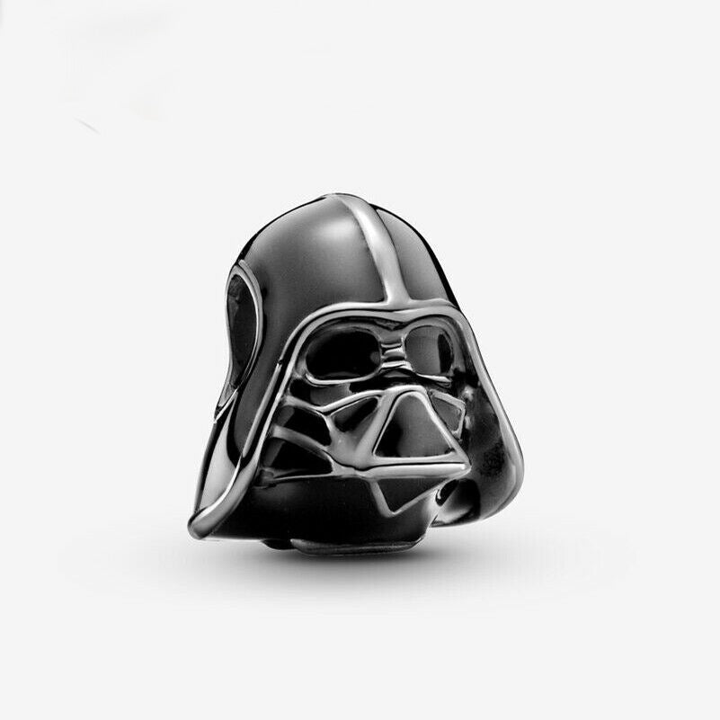 Darth Vader Charm Hallmarked S925 Sterling Silver
