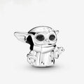 Baby Yoda Charm Hallmarked S925 Sterling Silver