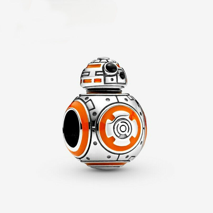 BB-8 Charm Hallmarked S925 Sterling Silver