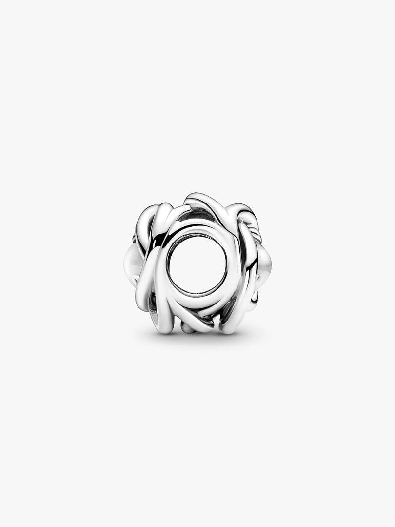 S925 Birthstone Eternity Circle Months Sterling Silver Charm Collection | Personalised Jewellery Gift | Bracelet Charm