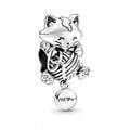 Kitten Yarn & Ball Charm S925 Hallmarked Sterling Silver Charm