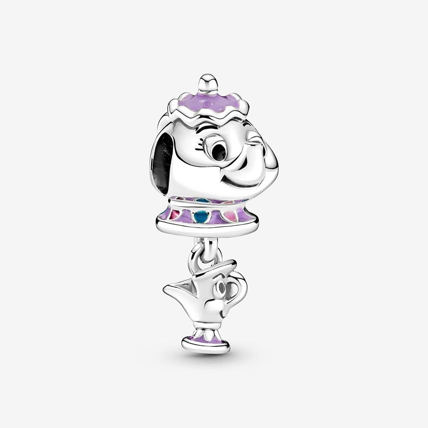 S925 Beauty & Beast Dancing Belle Enchanted Rose Princess Sterling Silver Charms Collection