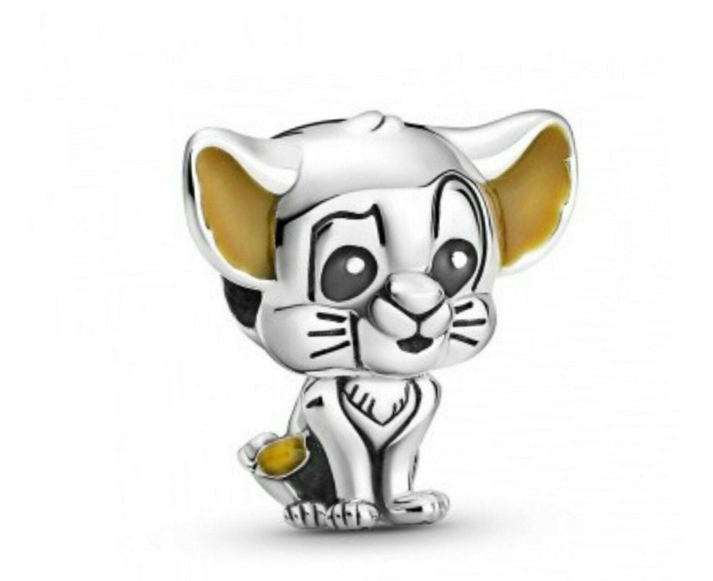 Simba Charm Hallmarked S925 Hallmarked Compatible Sterling Silver Charm
