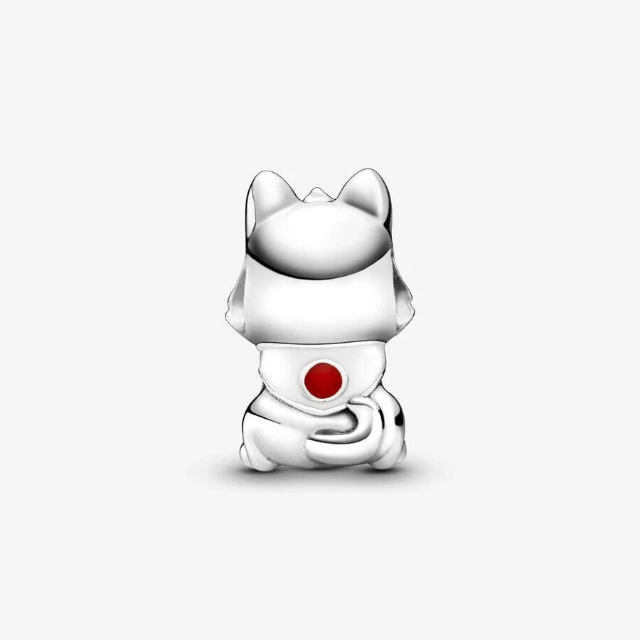 Japenese Akita Dog  Sterling Silver Charm — Gift for Her | Pandora Compatible Charm Bracelet